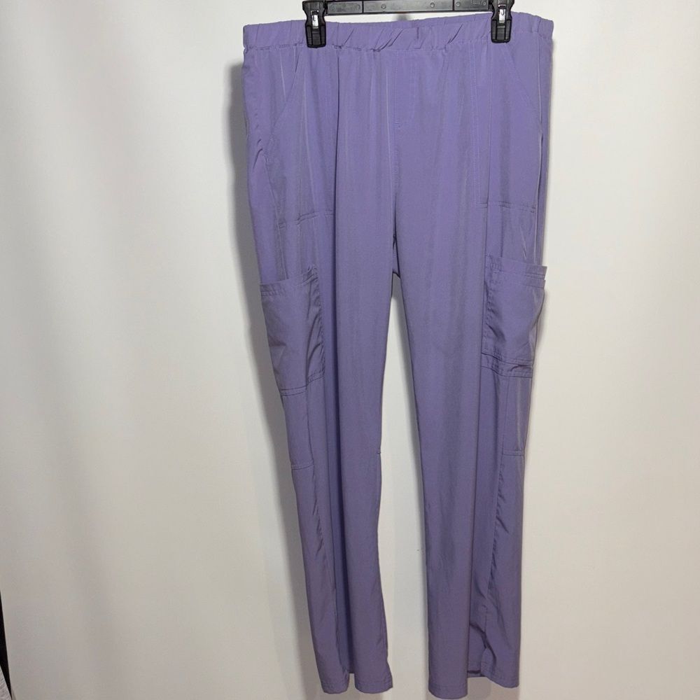 Purple scrub pants